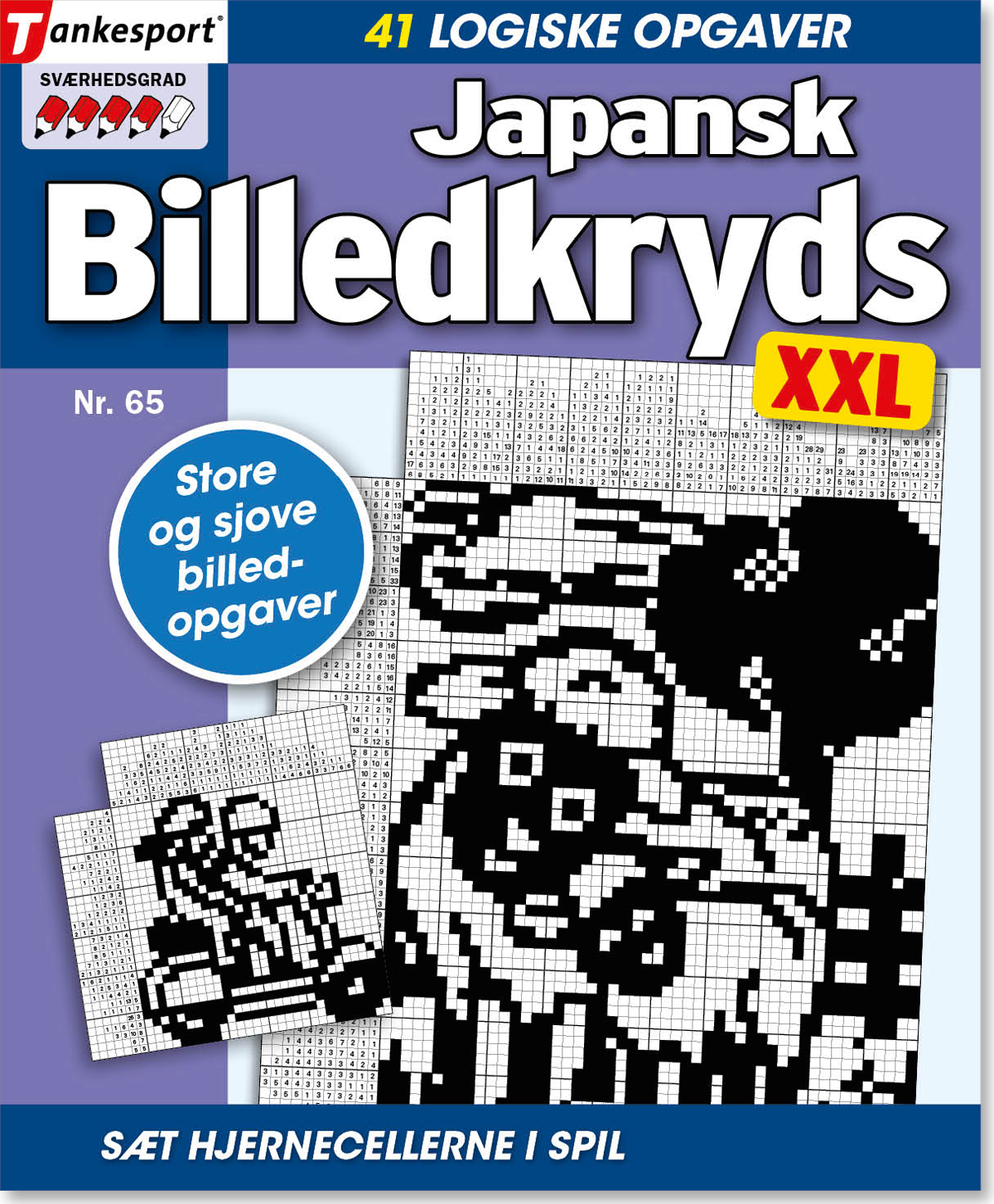 Japansk Billedkryds XXL Nummer 65
