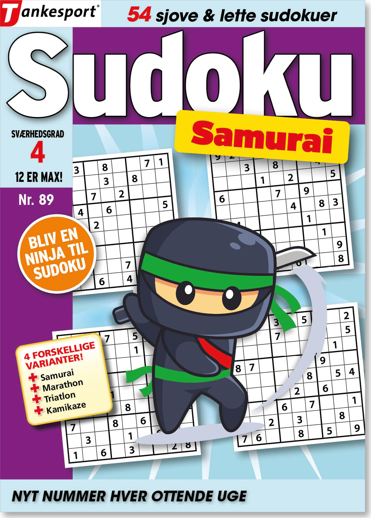 Sudoku Samurai Nummer 89