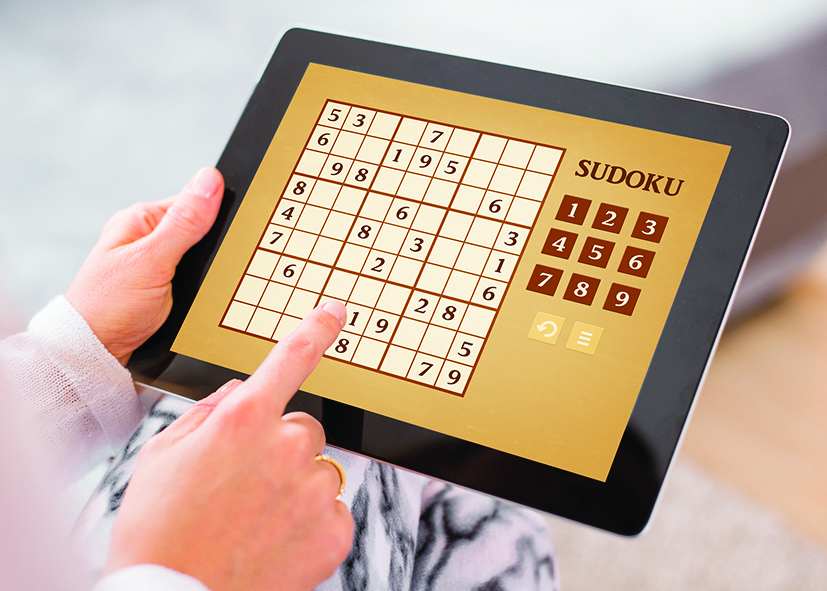 Krydsord og sudoku findes også i onlineversioner