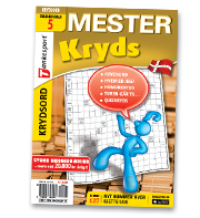 Find løsningerne til opgaverne i det svære krydsordsblad Mesterkryds