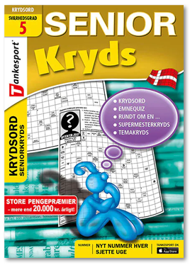 Find løsninger til alle opgaver i krydsordsbladet til de særligt erfarne og dygtige, Seniorkryds
